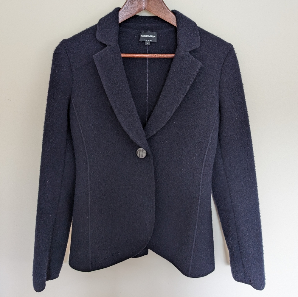 Georgio Armani Vintage Wool Cashmere Blazer 42 / Medium